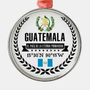 Guatemala Silbernes Ornament