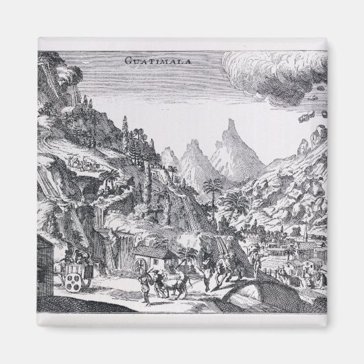 Guatemala', Spanien, Nordamerika Magnet (Vorne)