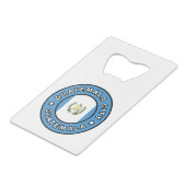 Guatemala-Stadt Guatemala Geldbeutel Flaschenöffner (Vorderseite Schrägansicht)