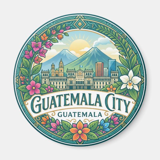 Guatemala-Stadt Guatemala Magnet (Vorne)