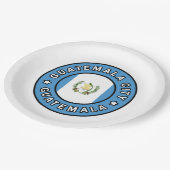 Guatemala-Stadt Guatemala Pappteller (Schrägansicht)
