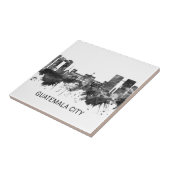 Guatemala Stadt Guatemala Skyline BW Fliese (Seite)