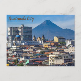 Guatemala Stadt, Stadtblick Postkarte