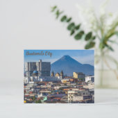 Guatemala Stadt, Stadtblick Postkarte (Stehend Vorderseite)