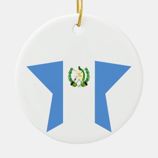 Guatemala-Stern Keramikornament (Vorne)