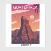 Guatemala Tikal Aufkleber (Blatt)