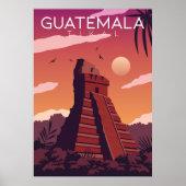 Guatemala Tikal Poster (Vorne)