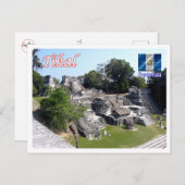 Guatemala - Tikal - Postkarte (Vorne/Hinten)