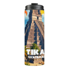 Guatemala | Tikal Reisen Vintag Retro Thermosbecher