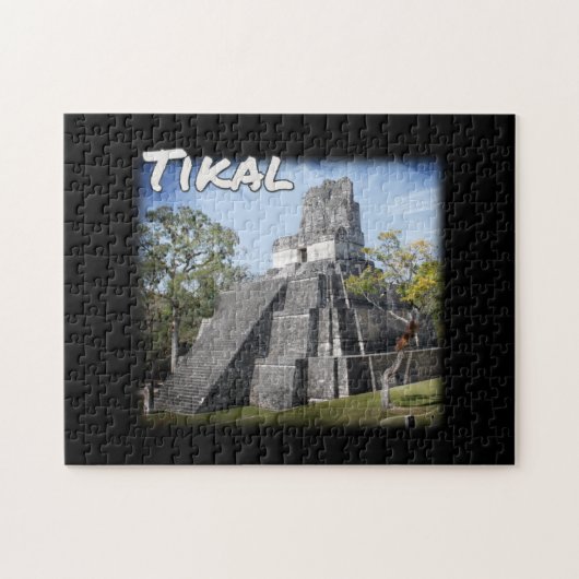 Guatemala Tikal Ruins Temple Puzzle (Horizontal)