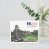 Guatemala - Tikal - Temple Jaguar - Postkarte (Stehend Vorderseite)