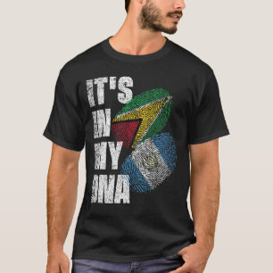 Guatemala und Guyana - DNA-Flaggenstaat Mix T-Shirt