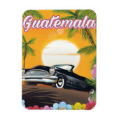 Guatemala Vintage Autovermietung Plakat Magnet (Vertikal)