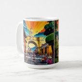 Guatemala | Vintage Retro-Funktion Kaffeetasse (Vorderseite Links)