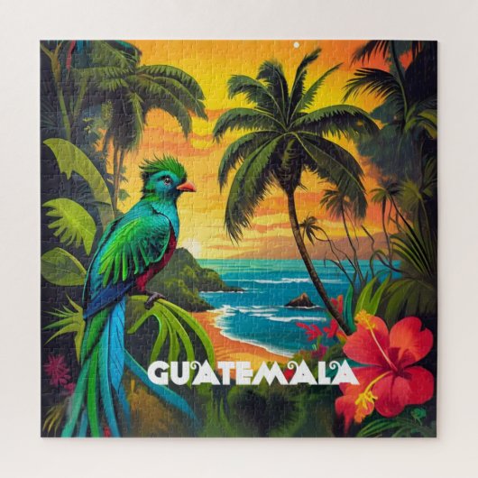 Guatemala | Vintage Retro Puzzle (Vertikal)