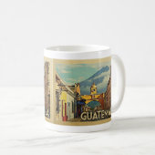 Guatemala Vintage Travel Kaffeetasse (VorderseiteRechts)