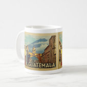 Guatemala Vintage Travel Kaffeetasse (Vorderseite Links)