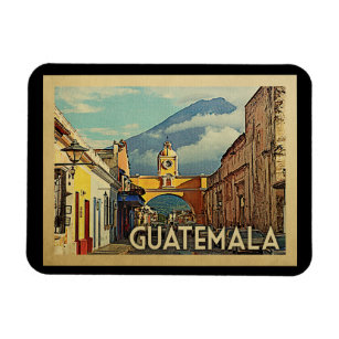 Guatemala Vintage Travel Magnet