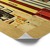 Guatemala Vintage Travel Poster (Ecke)