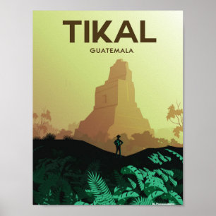 Guatemala Vintage Travel Poster Verbesserte Ma