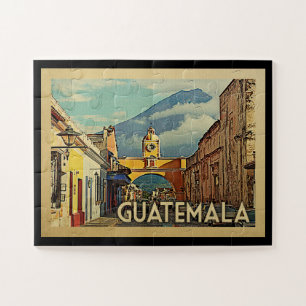 Guatemala Vintage Travel Puzzle
