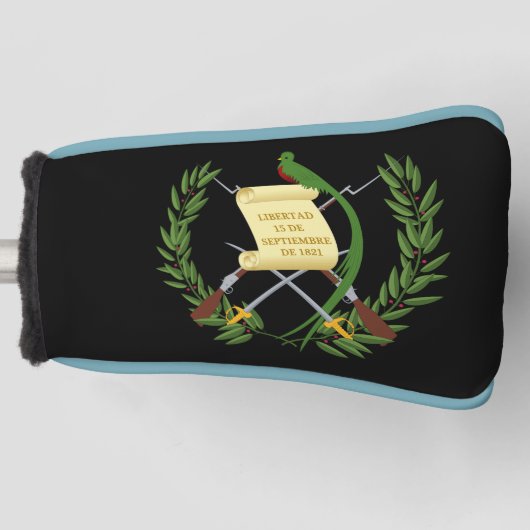 Guatemala-Wappen Golf Headcover (Vorderseite)