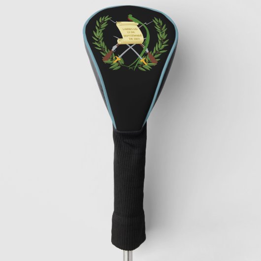 Guatemala-Wappen Golf Headcover (Vorderseite)