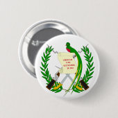 Guatemala-Wappen Knopf Button (Vorne & Hinten)