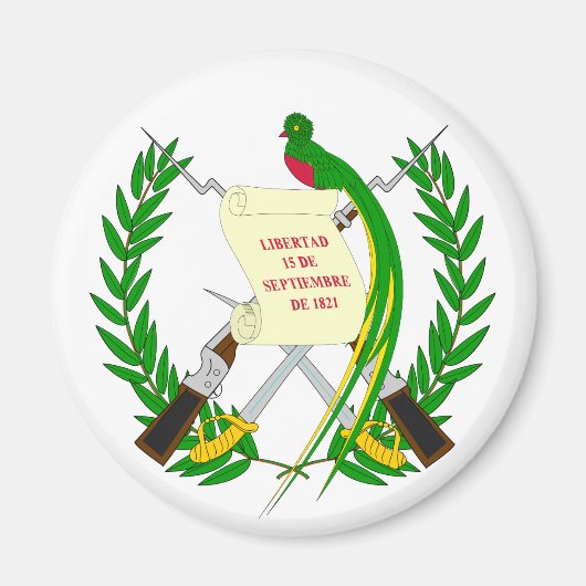 Guatemala-Wappen Magnet (Vorne)