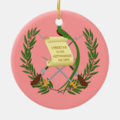 GUATEMALA* Weihnachtsdekoration Keramikornament (Hinten)