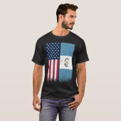 Guatemalan Flag  USA And Guatemala Flags Proud T-Shirt (Vorne ganz)