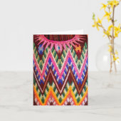 "Guatemalan Greetings" Die Maya-Serie Karte (Gelbe Blume)