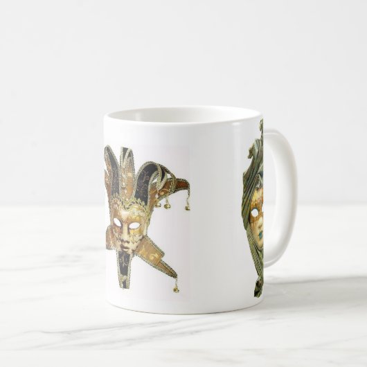 "Guatemalan Masks" Kaffeetasse (VorderseiteRechts)