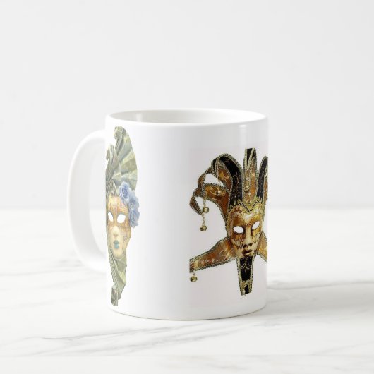 "Guatemalan Masks" Kaffeetasse (Vorderseite Links)