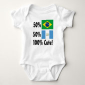Guatemalteke 100% 50% Brasilianer-50% niedlich Baby Strampler (Vorderseite)