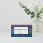 Guatemalteke importiert Butike Visitenkarte (Stehend Vorderseite)