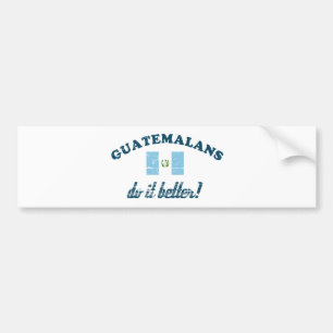 Guatemalteke verbessert es autoaufkleber