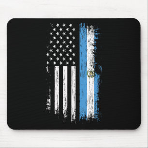 Guatemaltekisch-Amerikanische Flagge - Stolz Guate Mousepad