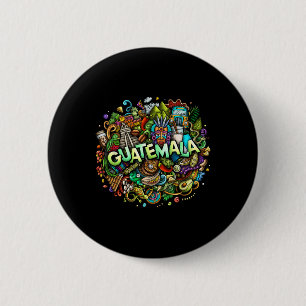 Guatemaltekische Denkmäler und Guatemala-Stadt Button