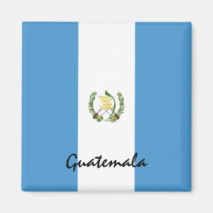 Guatemaltekische Flagge & Amerika Urlaubs-/Sportfa Magnet