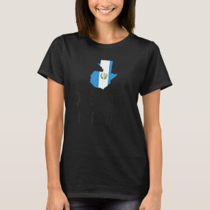 Guatemaltekische Flagge Karte Guatemala Chapin Cam T-Shirt