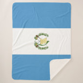 guatemaltekische Flagge Sherpadecke (Vorderseite)
