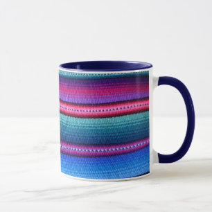 Guatemaltekische Gewebe-Streifen-Tasse Tasse
