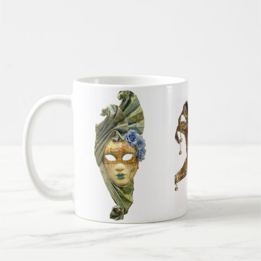 "Guatemaltekische Masken"  Kaffeetasse (Links)