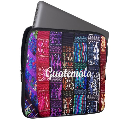 guatemaltekische Textildesigns. Laptopschutzhülle (Vorne Rechts)