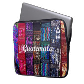 guatemaltekische Textildesigns. Laptopschutzhülle (Vorderseite Links)