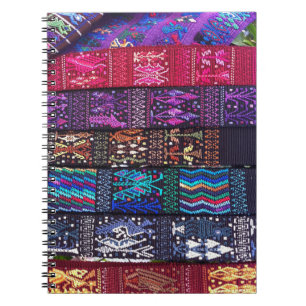 guatemaltekische Textildesigns Notizblock