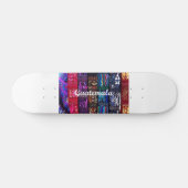 guatemaltekische Textildesigns. Skateboard (Horizontal)