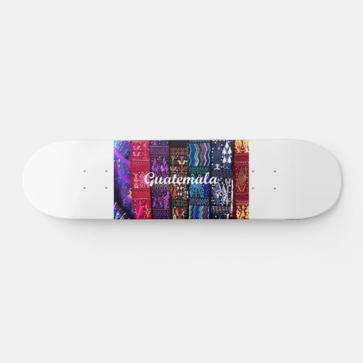 guatemaltekische Textildesigns. Skateboard (Horizontal)