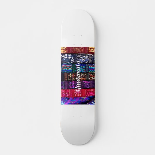 guatemaltekische Textildesigns. Skateboard (Vorne)